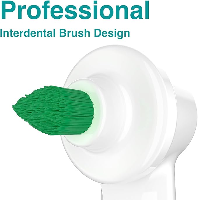 Interdental Replacement Brush Heads for Oral-B Electric Toothbrushes(Except The iO Series), 2-Pack, Ideal for Braces, Between Teeth, and Back Teeth Cleaning