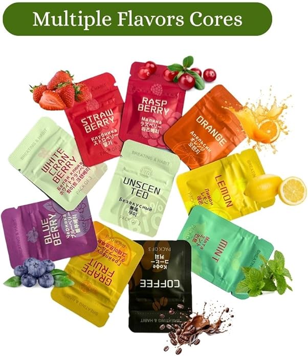 Breathing Necklace for Stress Relief, Breathe Free Necklace to Quit Smoking, Breathing Tool for Meditation, Mindful