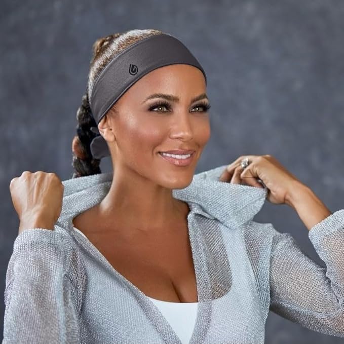 2.0 by Gymwrap - Sweat-Wicking Workout Headband for Women & Men - Adjustable Headband for Sports, Running & Outdoors