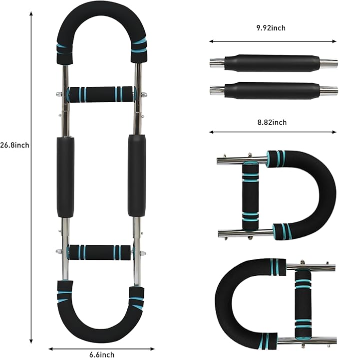 Arm Trainer Adjustable Chest Workout Equipment for Men – Portable Clip Expander for Muscle Training, Forearms, Shoulders, Body Strength Fitness Equipment