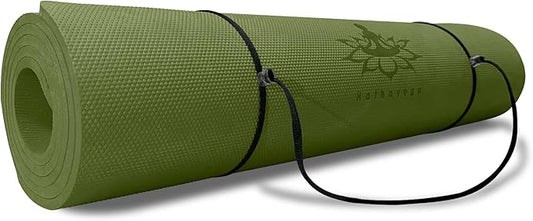 Hatha Yoga Thick TPE Yoga Mat 72"x 27"x1/3 inch Non Slip Eco Friendly Exercise Mat for Yoga Pilates & Floor Workouts