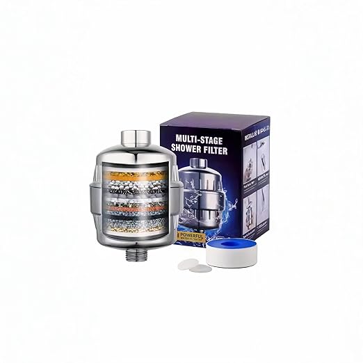 You get 3 Pack of 20 Stage High Output Revitalizing Shower Filter - Reduces Dry Itchy Skin, Dandruff, Eczema,Dramatically Improves Skin Condition,Hair&Nails