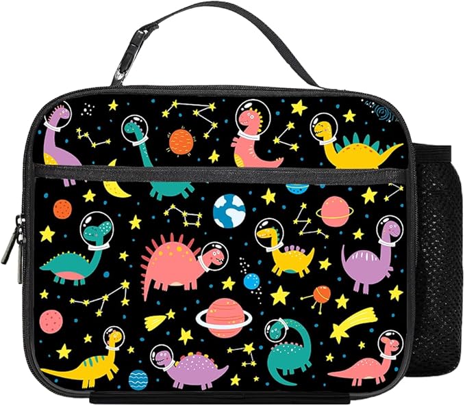 Dinosaur Lunch Bag Reusable Insulated Lunch Box Keep Food Cooler Thermal Lunch Tote for Women Men