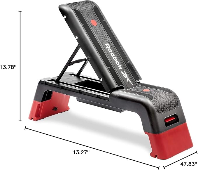 Reebok Deck Multipurpose Adjustable Bench Aerobic Strength Training Incline and Decline2