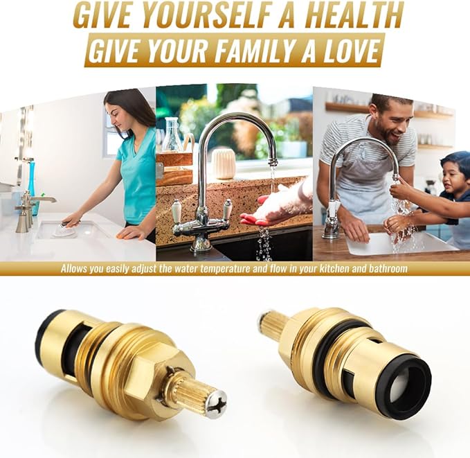 Kitchen Faucet Cartridge for Grohe 45883000 Cartridge Replacement Part, Cold Flow Right Side Installation Suitable for Shower Bathroom Faucet Stem Replacement (45883000 1pcs)