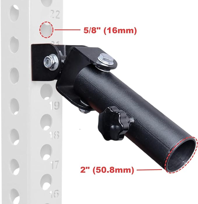 T Bar Row Landmine Attachment for Barbell 360° Swivel landmine Base Fits 2” Barbell bar,Power Cage Landmine Attachment for Gym Home Fitness