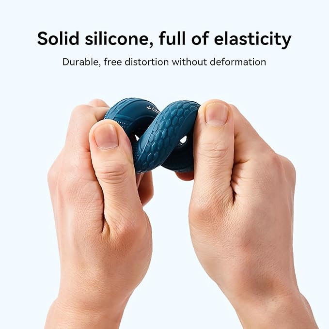 Hand Grip Strengthener, Grip Strength Trainer, Fingers Exerciser - Silicone Rings for Muscle Training Sports Rock Climbing Finger Rehabilitation Training,Hand & Wrist Muscles Trainer Stress Relief,5 Resistance Levels