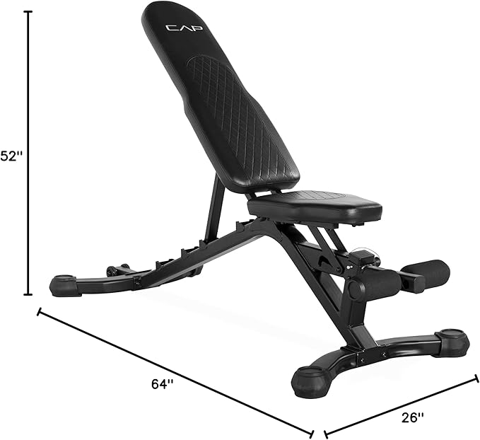 CAP Barbell Multi-Purpose Adjustable Utility Strength Training Weight Bench | Multiple Options