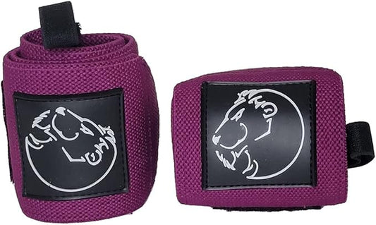 Premium Wrist Wraps for Weightlifting, BMG Premium 18” Wrist Wraps (pair) with Thumb Loop, Sturdy and Comfortable