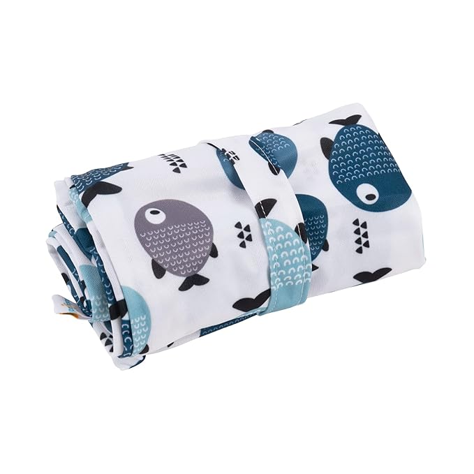 babygoal Wet Dry Bags for Baby Cloth Diapers, Washable Travel Bags, Beach, Pool, Gym Bag for Swimsuits & Wet Clothes with Two Zippered Pockets 3 Pack, 3LN28