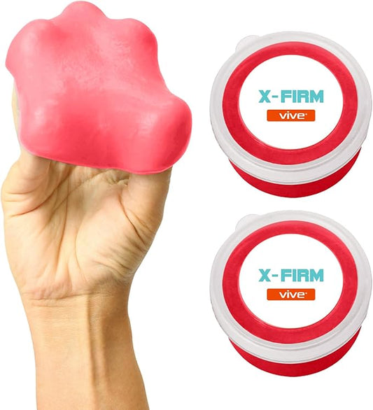 Vive Therapy Putty For Adults, For Hand Therapy (2 Pack) - Occupational Sensory Stress Relief Tools - for Physical Exercise, Finger Pain, Grip Strength, Rehab, Arthritis, Forearms, Fidgeting, Motor Skills