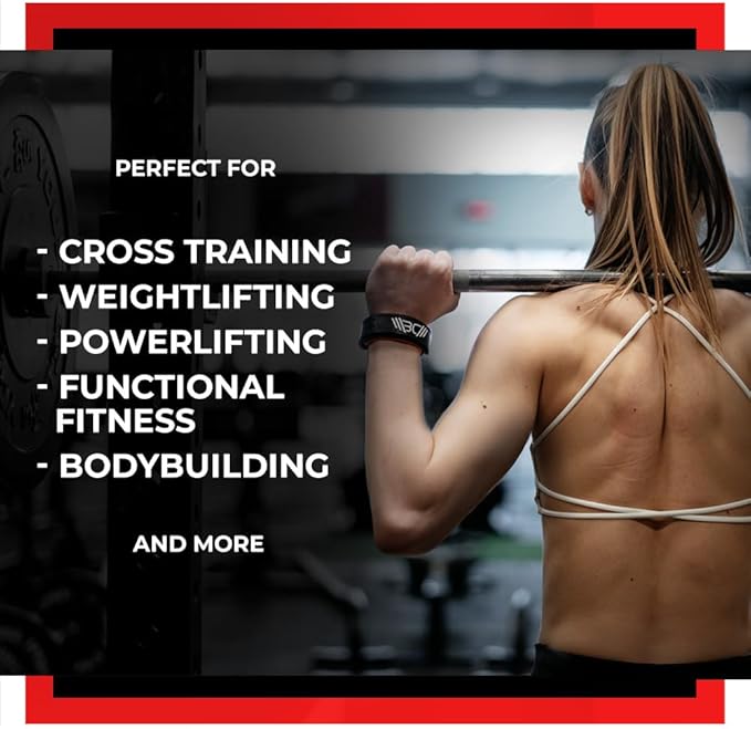 WARM BODY COLD MIND Leather Wrist Wraps for Weightlifting, Powerlifting, Gym – Heavy Duty Wrist Straps for Strength Training, for Men & Women