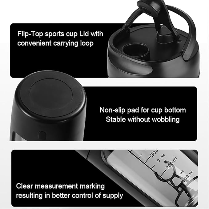 Electric Protein Shaker Bottle with Storage Box,22oz USB Rechargeable Mixer Cup,Made with Tritan, BPA Free, Protein Shakes for Mixer(Pink)