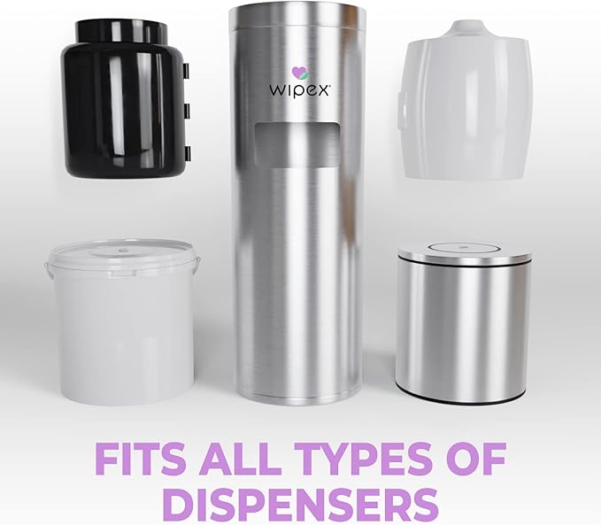 Wipex Gym Wipes Bucket Refill – Plant-based Fitness Equipment Wipes, Lavender and Vinegar to Clean Surfaces, Safe Yoga Mat Cleaner, Gym Cleaner and Peloton 400 Count (Pack of 1)