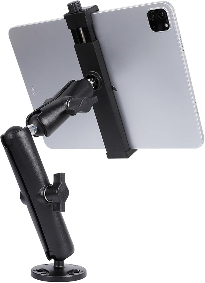 Double Socket Arm with 1" Double Ball Adapter Compatible with RAM B Size Mounts, 360° Rotation Extension Rod for Phone Holder, Tablet Mount, for Bike, Motorcycle, Truck (7.48" Long Adapter)