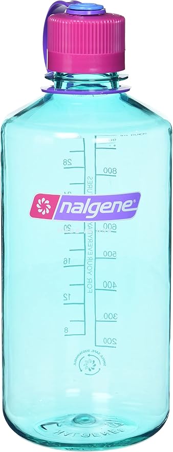 Nalgene Leak Proof Tritan BPA-Free Water Bottle - 32 oz Narrow Mouth - Made in the USA for Outdoor Use & Daily Hydration (Surfer)