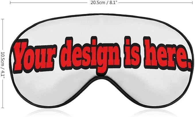 Custom Eye Mask for Sleeping Personalized with Picture Text Logo Eye Masks for Sleep Available for Custom Christmas Orders