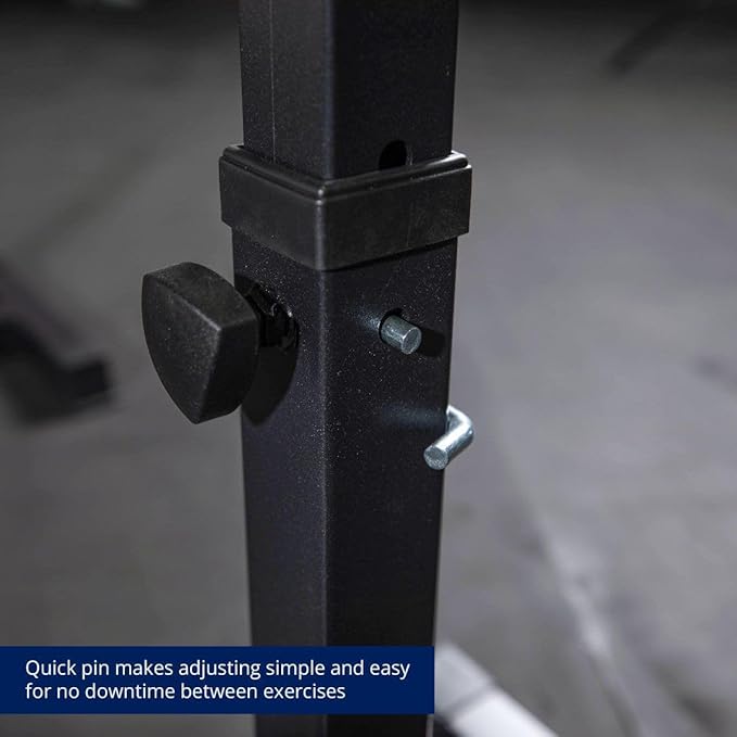 Titan Fitness Independent Bench Press Spotter Stands, Adjustable Uprights, Rated 700 LB, Strength Training Accessory