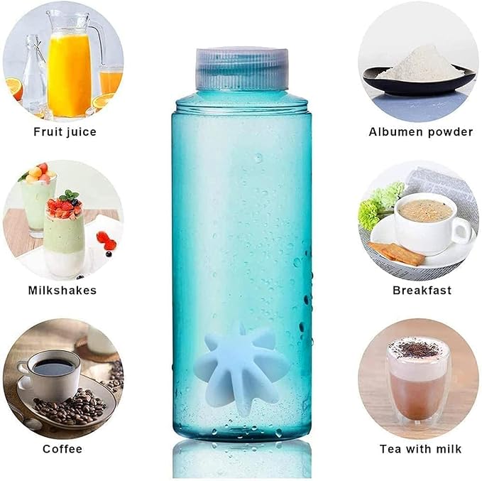 7 Color Pack 1.49" Plastic Whisk Ball Replacement (Pink/Green/Purple & Black/Gray/Blue/Clear) for Blender Shaker Bottle,Strong for Well Blending & Long Term Use,Easy to Clean,Food Grade Microwaveable