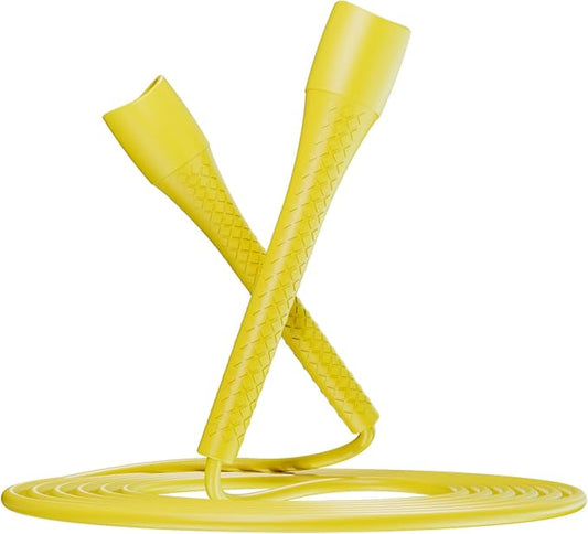 Unbreakable 5mm pvc Jump Rope – Pro-Grade PP Handles with Diamond Texture, 40X Strength PVC Cord, Adjustable 3m Length for HIIT, Home Gym, or Boxing Training (Portable & Tangle-Free)