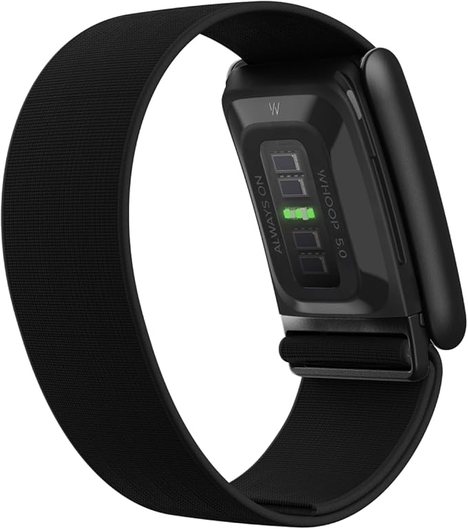 WHOOP 5.0 Activity Tracker - 12 Month Membership - Health and Fitness Tracker, Sleep Tracking, Personalized Coaching