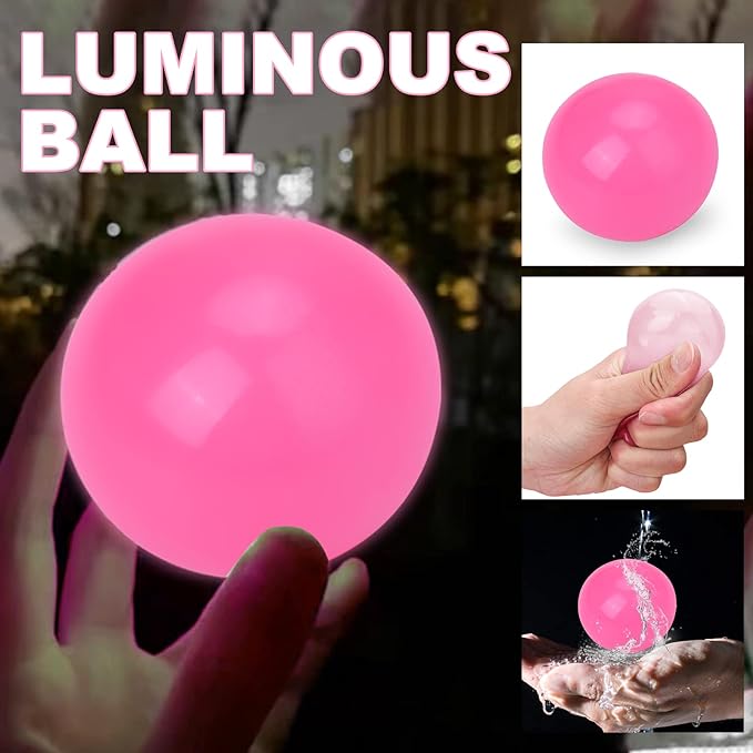 Stress Balls Set, Squishy Stress Ball, 8 Pack Stress Relief Ball for Adults, Squeeze Ball for Anxiety and Stress Relief