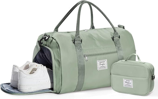 Gym Bag Womens,Travel Duffel Carry on Bag Sport Tote Bag Weekend Overnight Bag