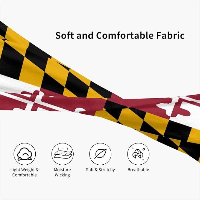 Sports Headband Moisture Wicking Sweatband for Men Women Running Cycling Yoga Fitness Workout