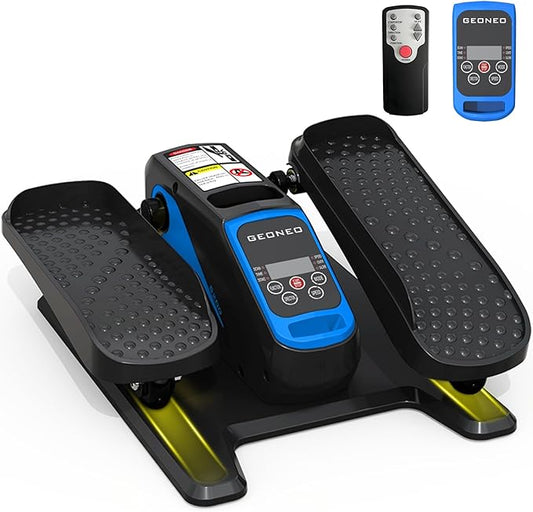 Under Desk Elliptical Machine, Electric Ellipse Leg Exerciser for Senior, Quiet and Compact Electric Seated Pedal Exerciser for Home with Remote Control and 12 Adjustable Speeds