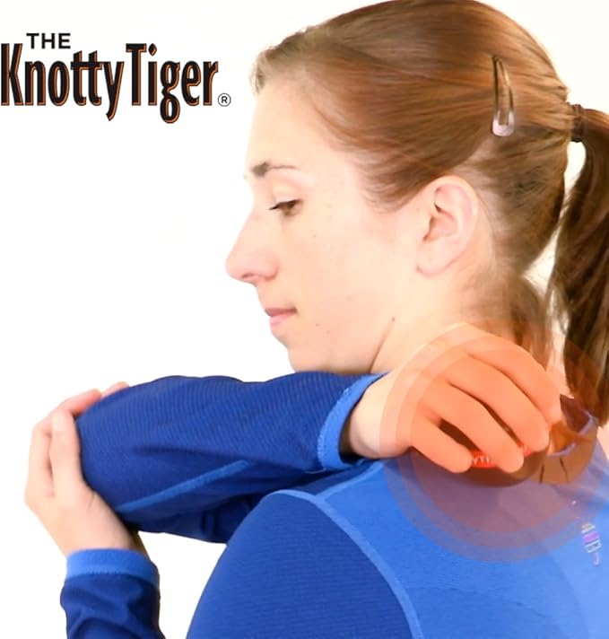 Tiger Tail Knotty Tiger Knot Buster Massage Ball Tool Delivers Elbow Deep Pressure Relieving Hands Fingers Thumbs from Fatigue