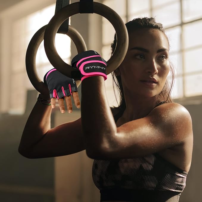 Workout Gloves with Wrist Wrap Support, Weight Lifting Gloves with Full Palm Protection & Extra Grip for Men Women Gym Exercise, Fitness, Weightlifting, Pull ups