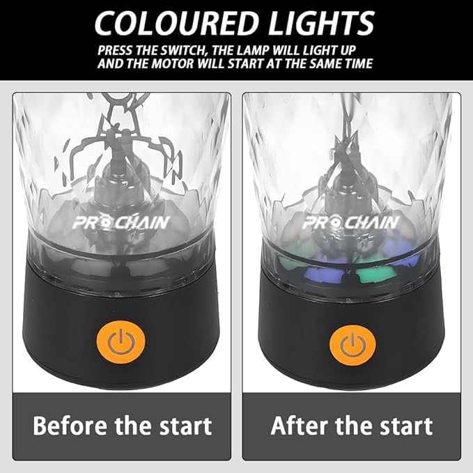 Electric Protein Shaker Bottle, USB Rechargeable Mixing Cup, Water Drink Mixer Portable Bottles for Gym Sport, BPA-Free Tritan, 22oz