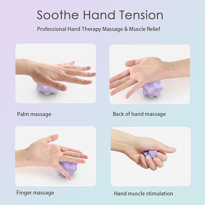 Massage Lacrosse Balls for Yoga and Myofascial Release - Deep Tissue Massage,Trigger Point Therapy and Foot Plantar Fasciitis,Muscle Knots,Relieving Muscle Pain,Muscle Soreness Balls