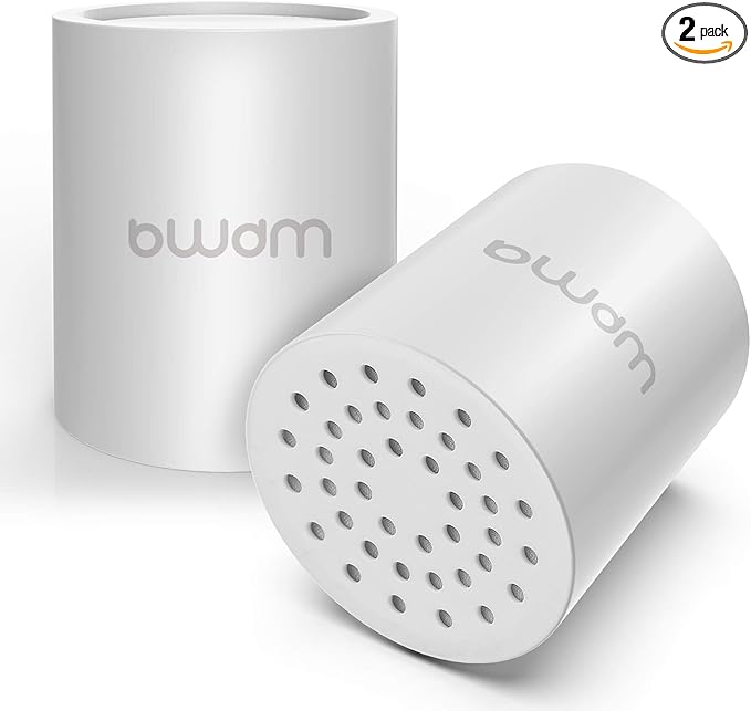 Shower Filter Replacement Cartridge, 15 stage, High Output, Vitamin C, Removing Heavy Metals Hard Water.Universal with Any Shower Filter of Similar Design.Pack of 2