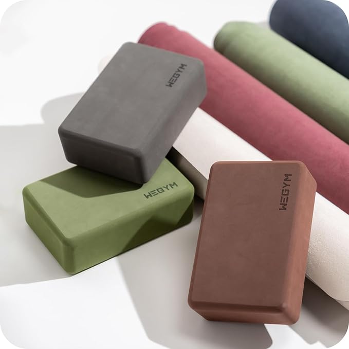Yoga blocks with Anti-Slip, Comfortable Grip, Sturdy Sides for Secure Workouts at Home, for Yoga, and Pilate Training