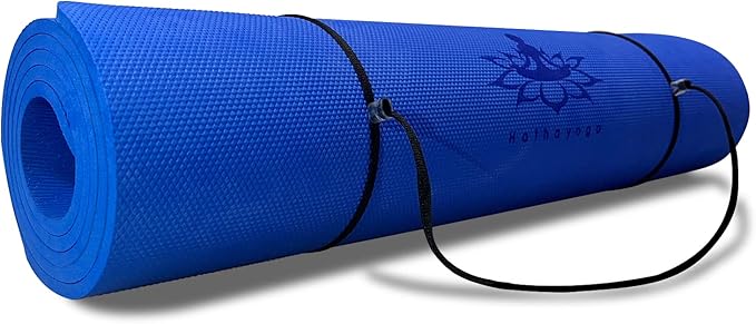 Hatha Yoga Thick TPE Yoga Mat 72"x 27"x1/3 inch Non Slip Eco Friendly Exercise Mat for Yoga Pilates & Floor Workouts