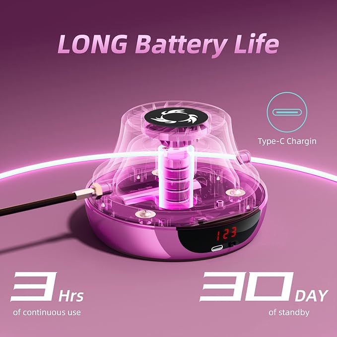 Smart Jump Rope Machine Electronic Skipping Ropes 1-10 Speed Level Adjustment Multiplayer Jumping Rope Groups Rope Skipping LED Display Counter Workout for Women/Men/Kids