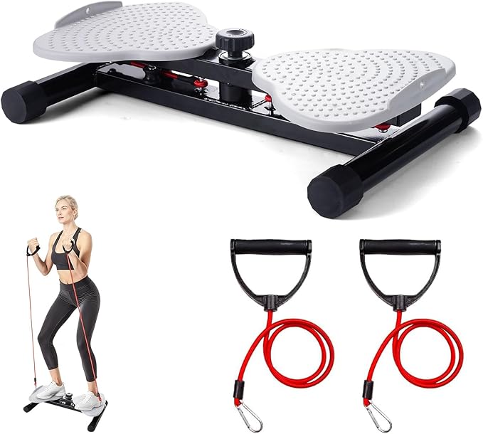 Ab Twister Board,300 lbs Capacity,Slim Waist and Core Ab Exercise,Foot Massage Design,Noiseless Home Gym Exercise