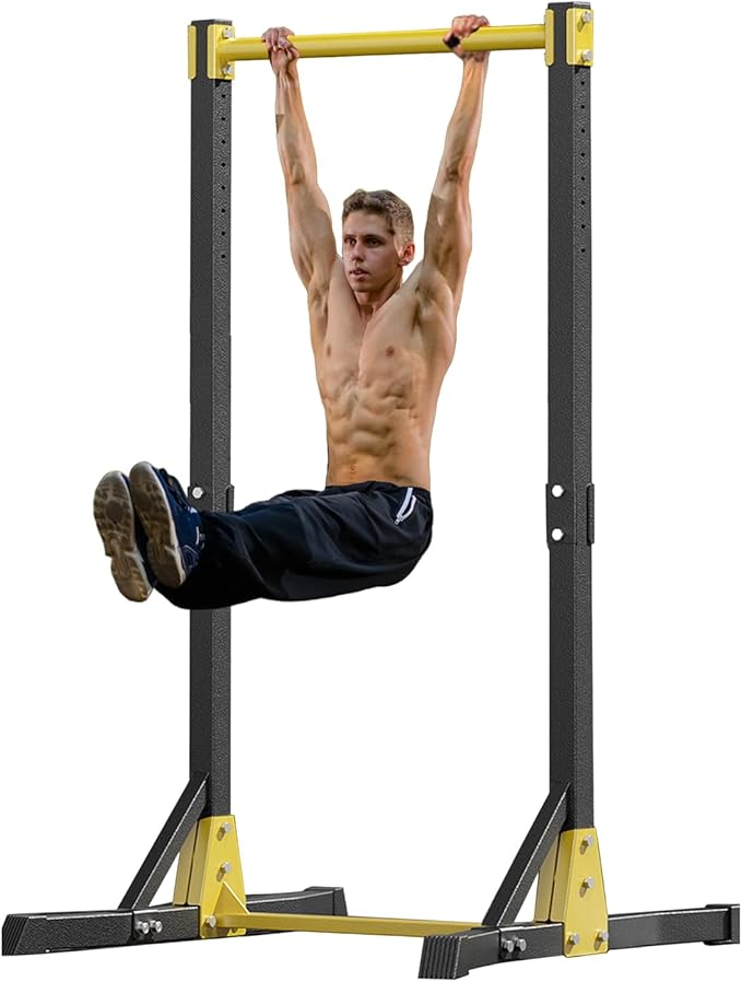 Pull Up Bar Stand,Freestanding Pull-up Bar,Free Standing Pull Up Bar for Home Gym, Pull Up Stand Station 400LBS with 11 Gears Adjustment