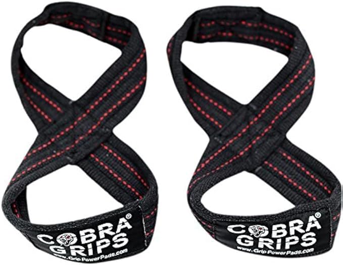 Deadlift Straps Figure 8 Loop Lifting Straps The #1 Choice for Power Lifters weightlifters workout Enthusiasts