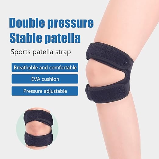 Patellar Tendon Support Strap, Knee Brace for Arthritis Pain and Support, Medical Patella Knee Brace for Knee Pain, Knee Brace for Meniscus Tear for Tendonitis Pain Relief Arthritis Men and Women