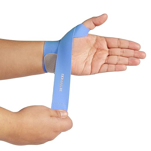 Pickleball Wrist Brace Support for Tennis, Ultra Thin Elastic Wrist Wraps, Lightweight, Breathable and Skin Friendly (Royal Blue,Left)