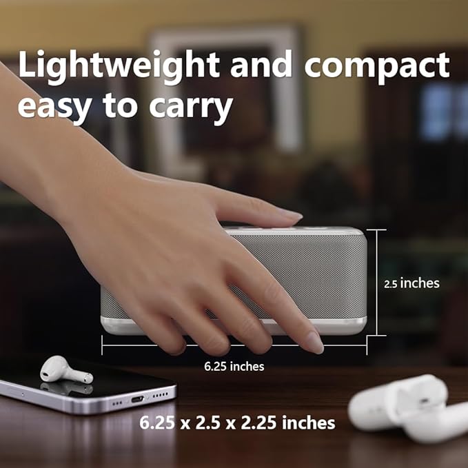 OnLyee White Noise Sound Machine with Bluetooth Speaker, 15 Soothing Sounds, Office Privacy & Noise Canceling, 3000mAh Rechargeable Battery, Auto-Off Timer & 8-Level Volumeā Ideal for Baby