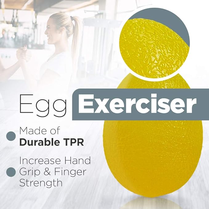 Hand Grip Strengthener Set Forearm Adjustable Resistance Hand Gripper, Finger Exerciser, Finger Stretchers, Grip Rings Hand Exerciser, Stress Relief