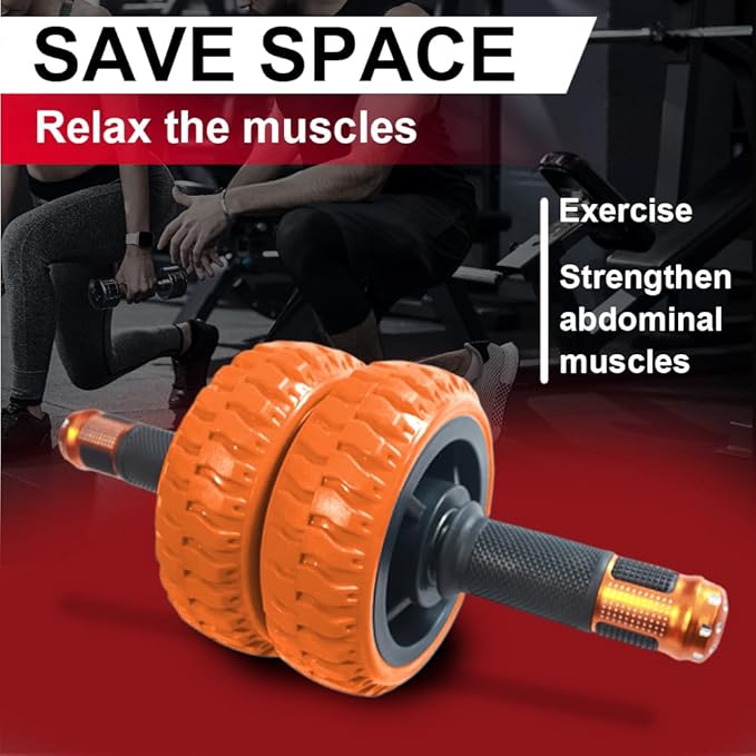 Ab Roller Wheel Ab Workout Equipment - Compact Exercise Wheel for Core Fitness