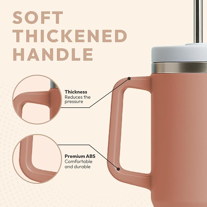 Leakproof, Eco-Friendly Tumbler Bottle – Multi-Use Protein Shaker, Smoothie Cup & Water Bottle – White Marble, Pink, Beige, Black (White, Pack Of 1)