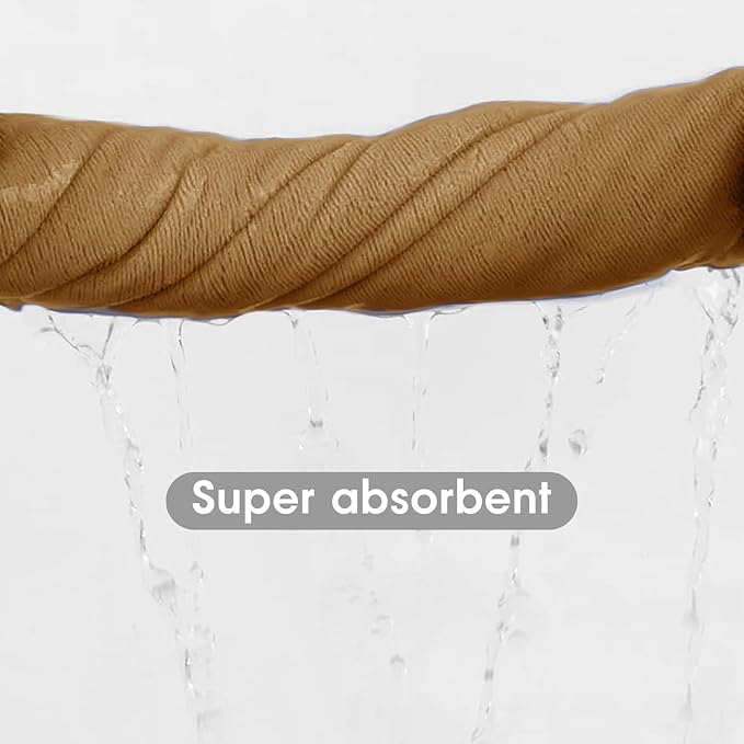 JML Microfiber Bath Towels, Bath Towel 2 Pack 30" x 60", Oversized, Soft, Super Absorbent and Fast Drying Bathroom Towels for Beach, Sport, Fitness, Yoga, Beige