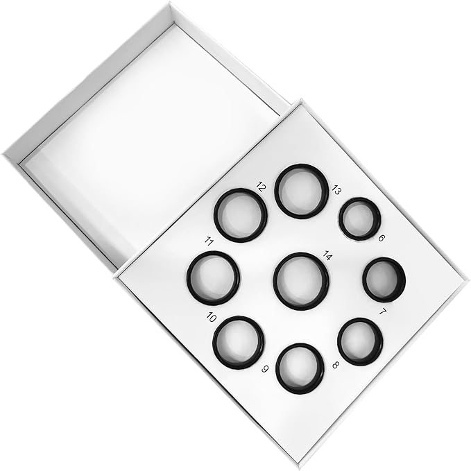 Smart Ring Sizing Kit for Women Men,Health Fitness Tracker with Sleep/Blood Pressure/Oxygen Monitoring, Heart Rate & Activity Tracking(Only Sizing Kit 6-14 20 FRAY