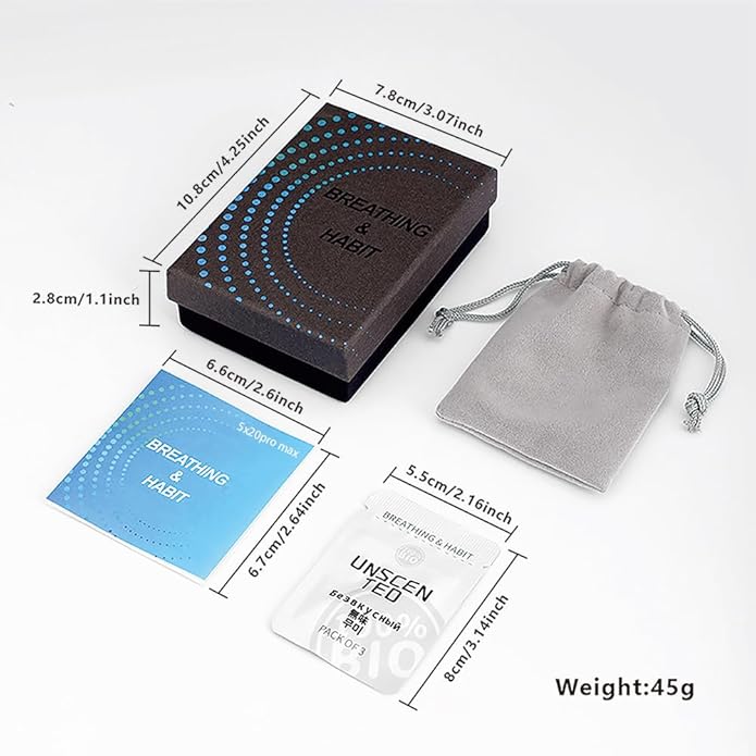 Breathe Free Necklace for Anxiety & Stress Relief, Classic Breathing Tool for Meditation, Mindfulness, and Relaxation – Portable Calm Necklace for Adults, Wellness Gift