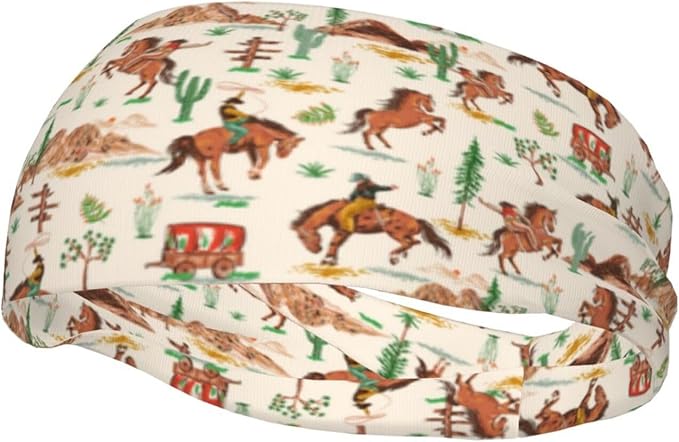 Sports Headband Moisture Wicking Sweatband for Men Women Running Cycling Yoga Fitness Workout